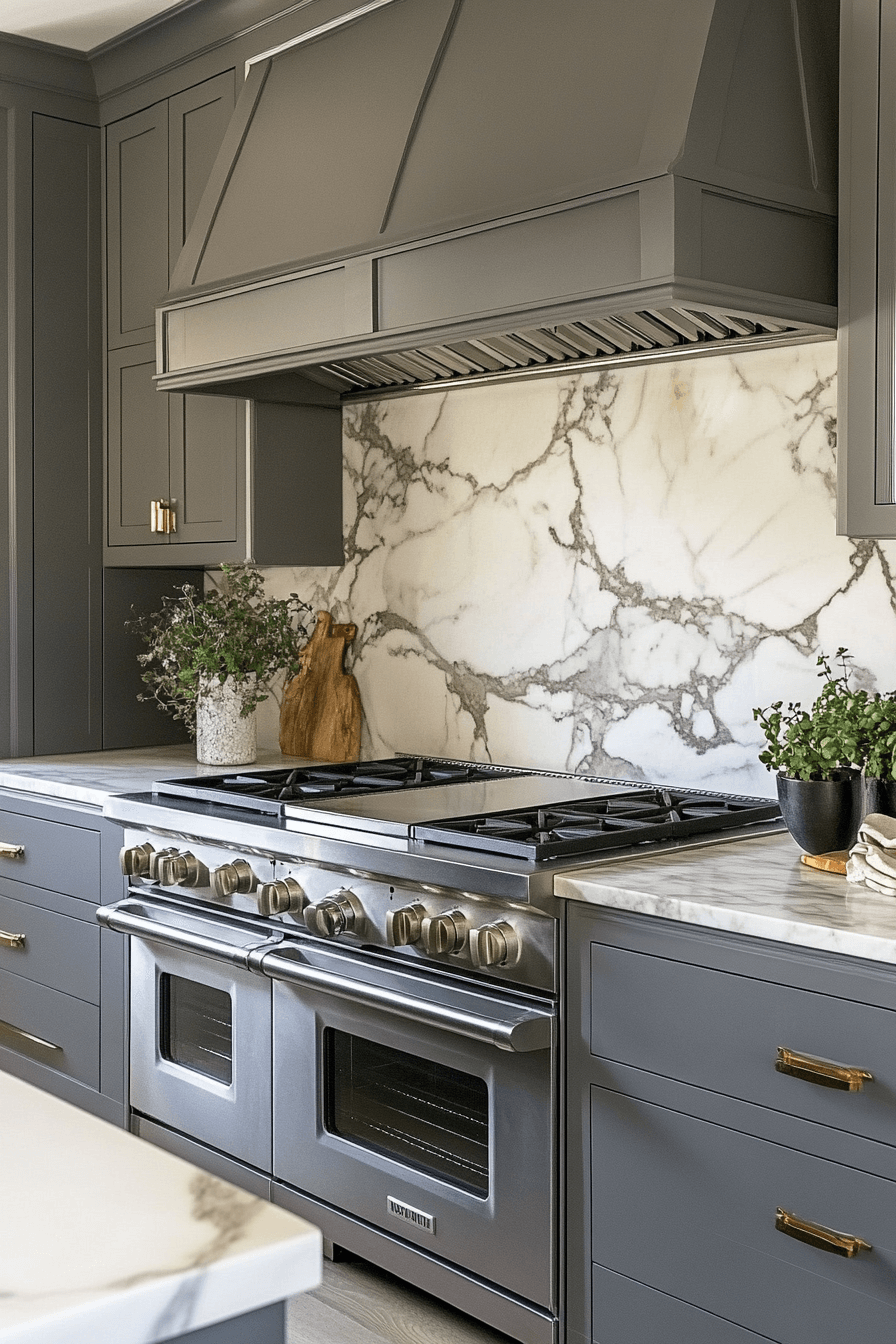 marble backsplash kitchen