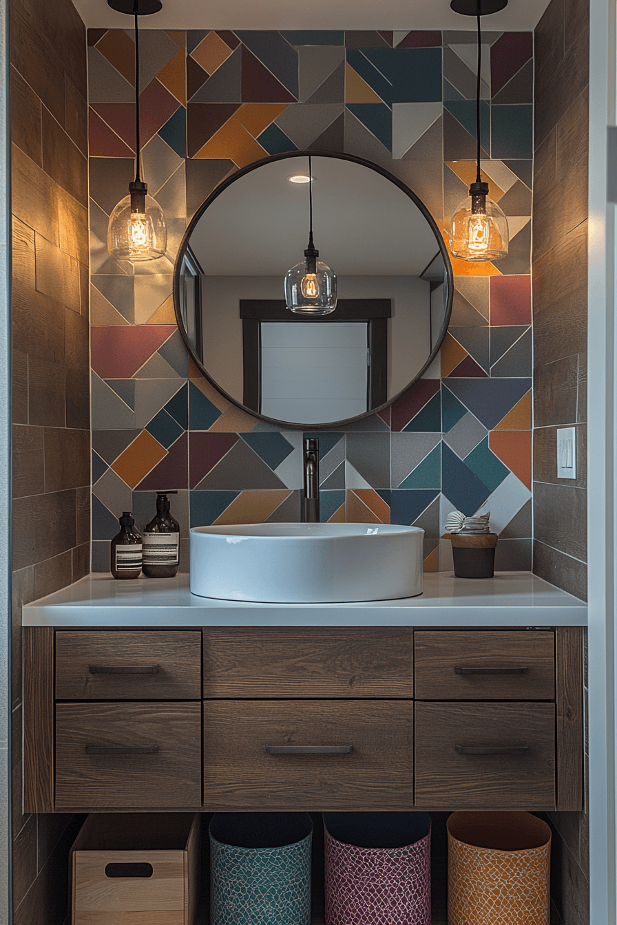 dopamine decor bathroom