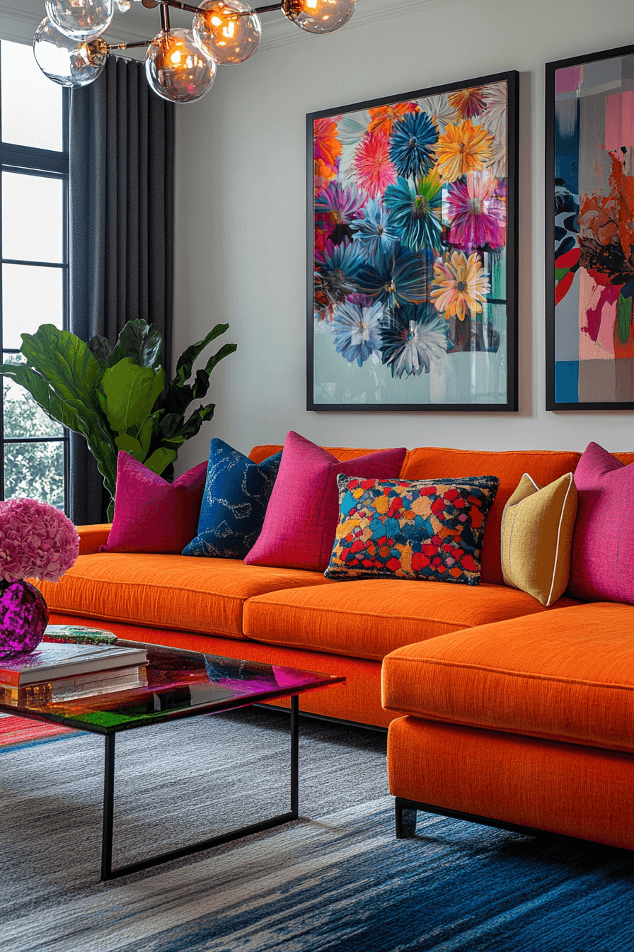 dopamine decor living room