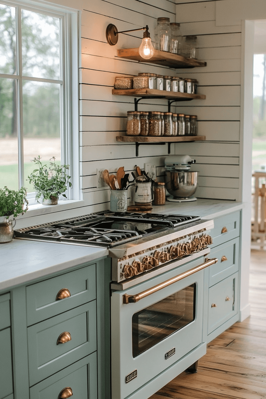 shiplap backsplash kitchen