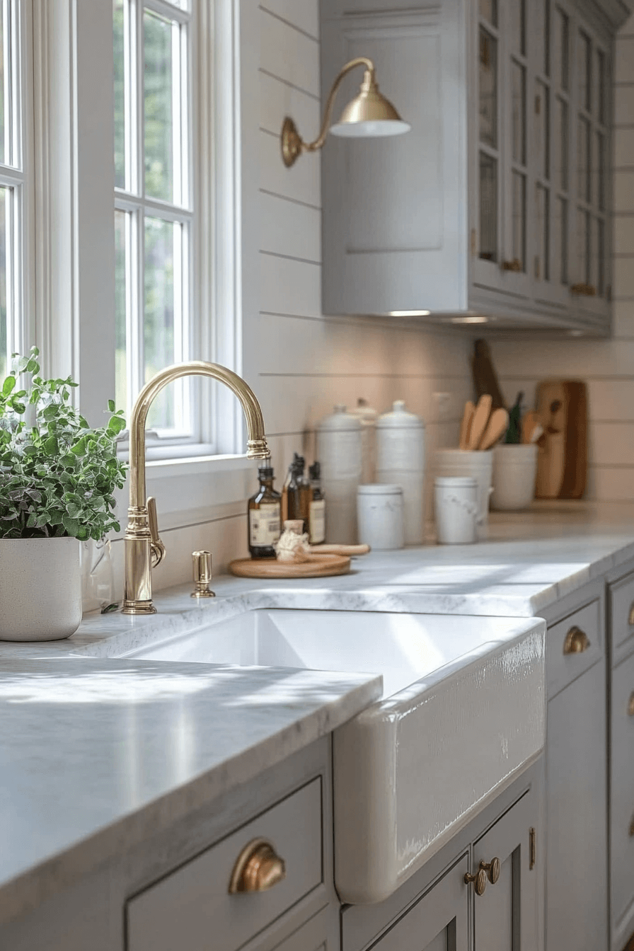 farmhouse kitchen backsplash