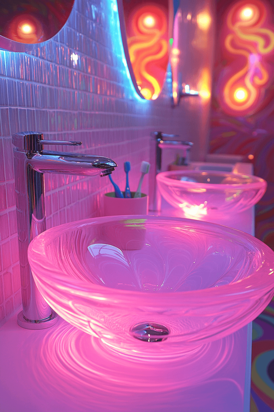 dopamine decor bathroom