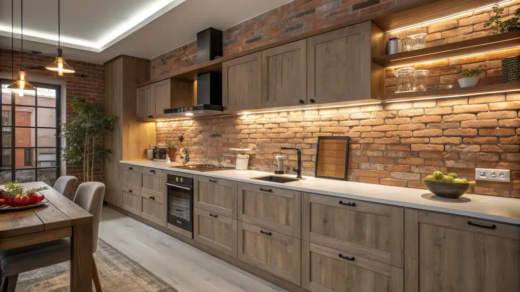 29 Brick Backsplash Kitchen Ideas That Add Instant Warmth And Character 271 brick backsplash kitchen