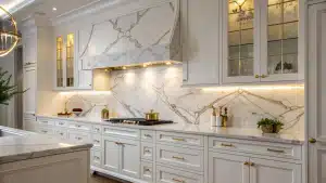 marble backsplash kitchen