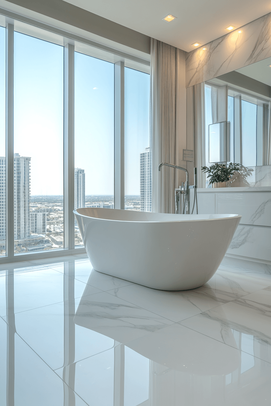 Expansive Marble Luxe Design