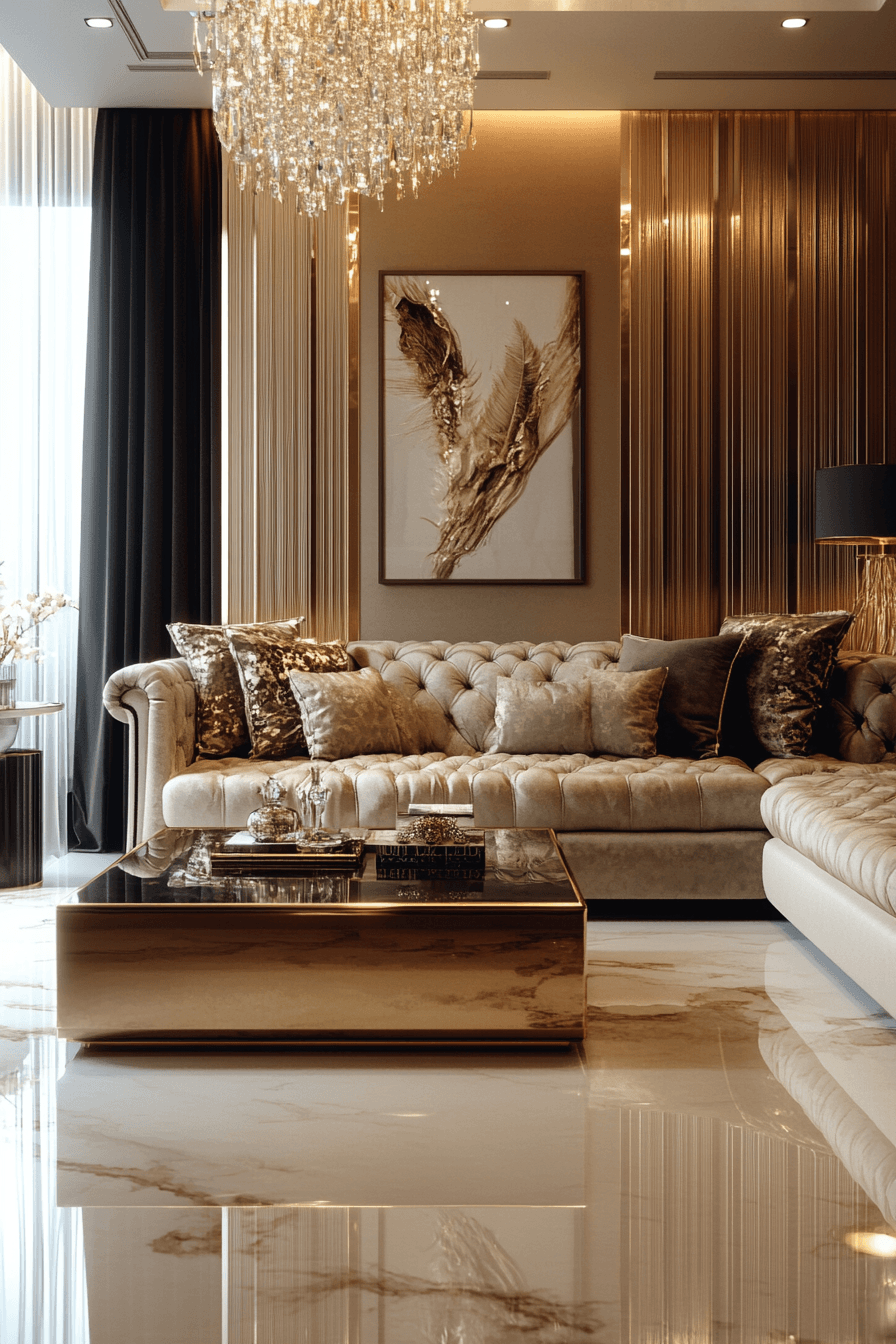 Golden Radiant Luxe Style