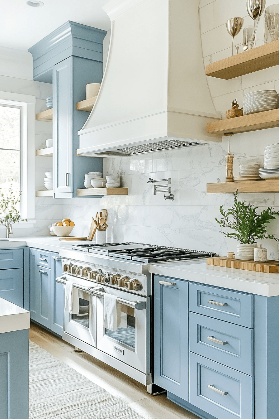 Light Blue Kitchen Cabinets