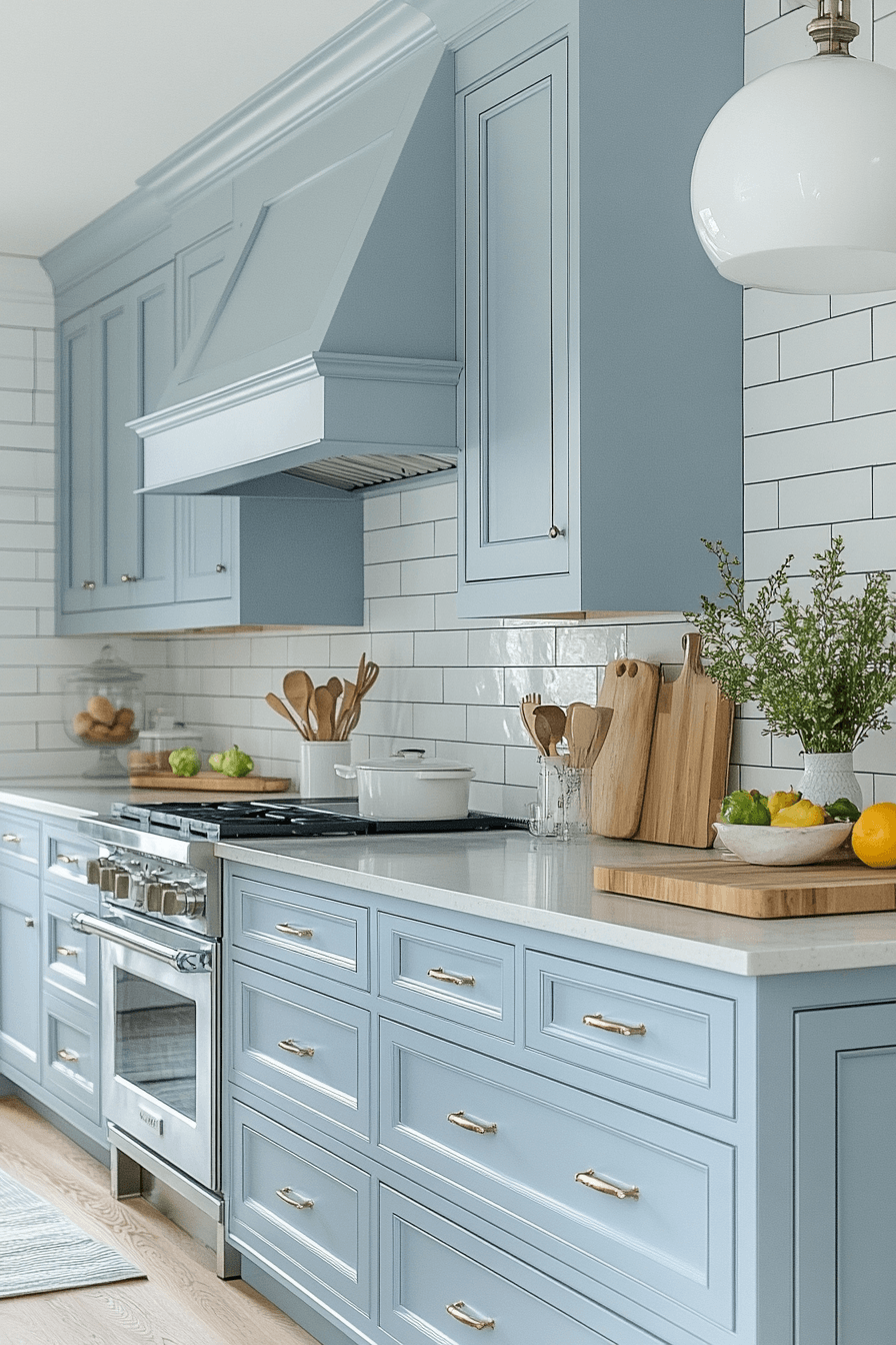 Light Blue Kitchen Cabinets