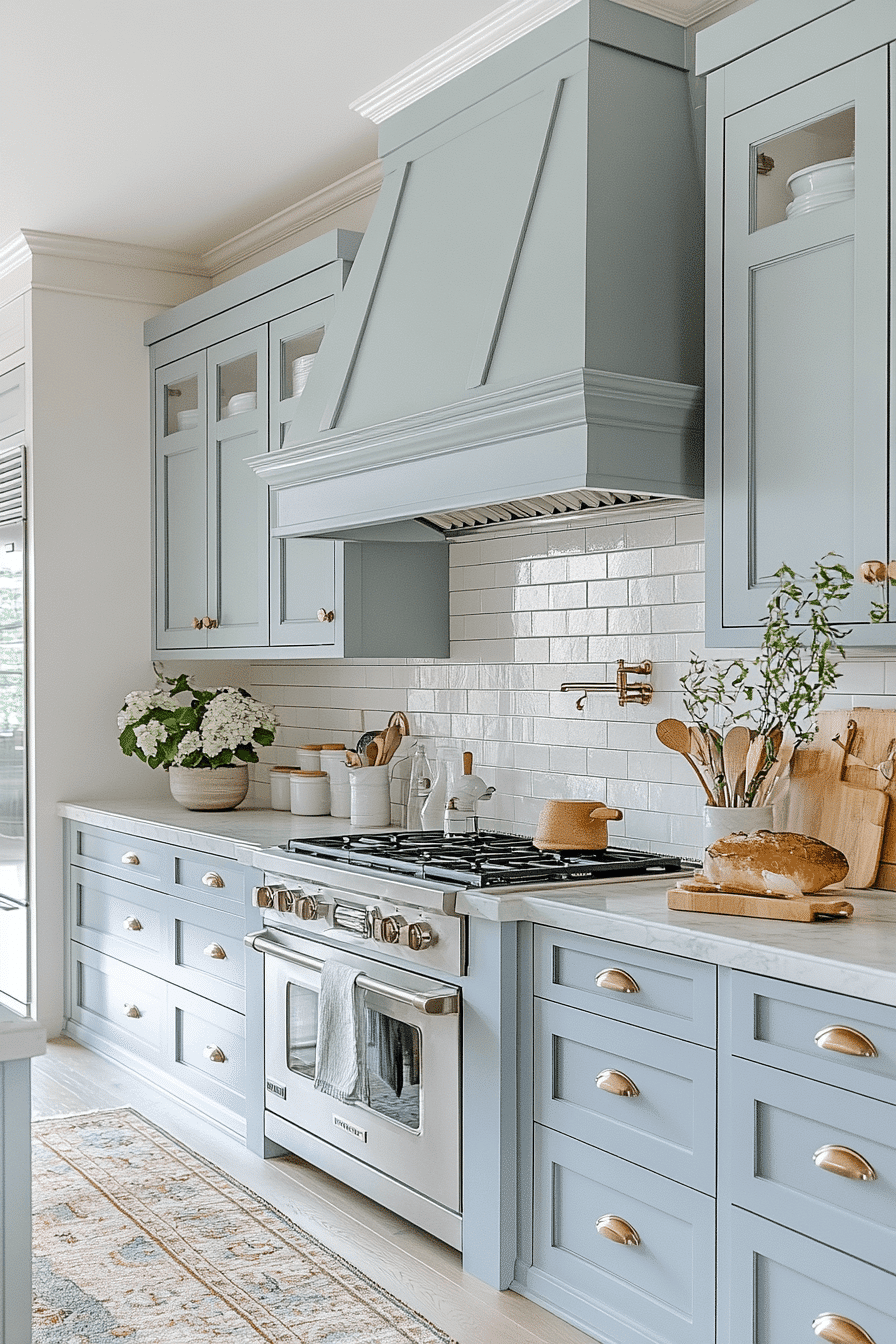 Light Blue Kitchen Cabinets