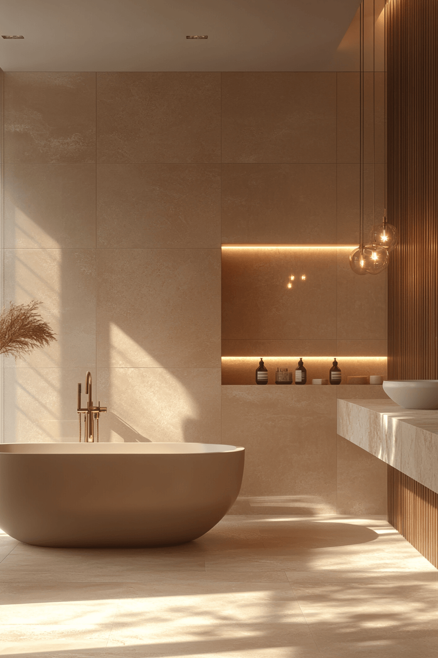 Warm Metal Accent Style