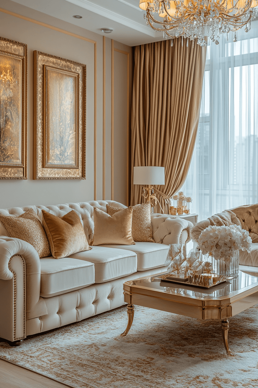 Golden Luxe Glow Effect