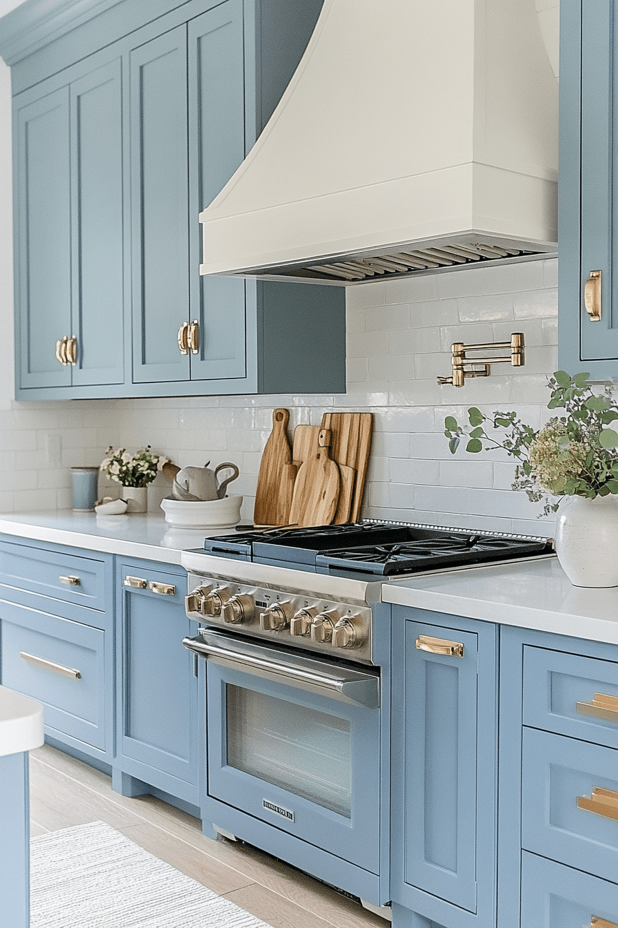 Light Blue Kitchen Cabinets