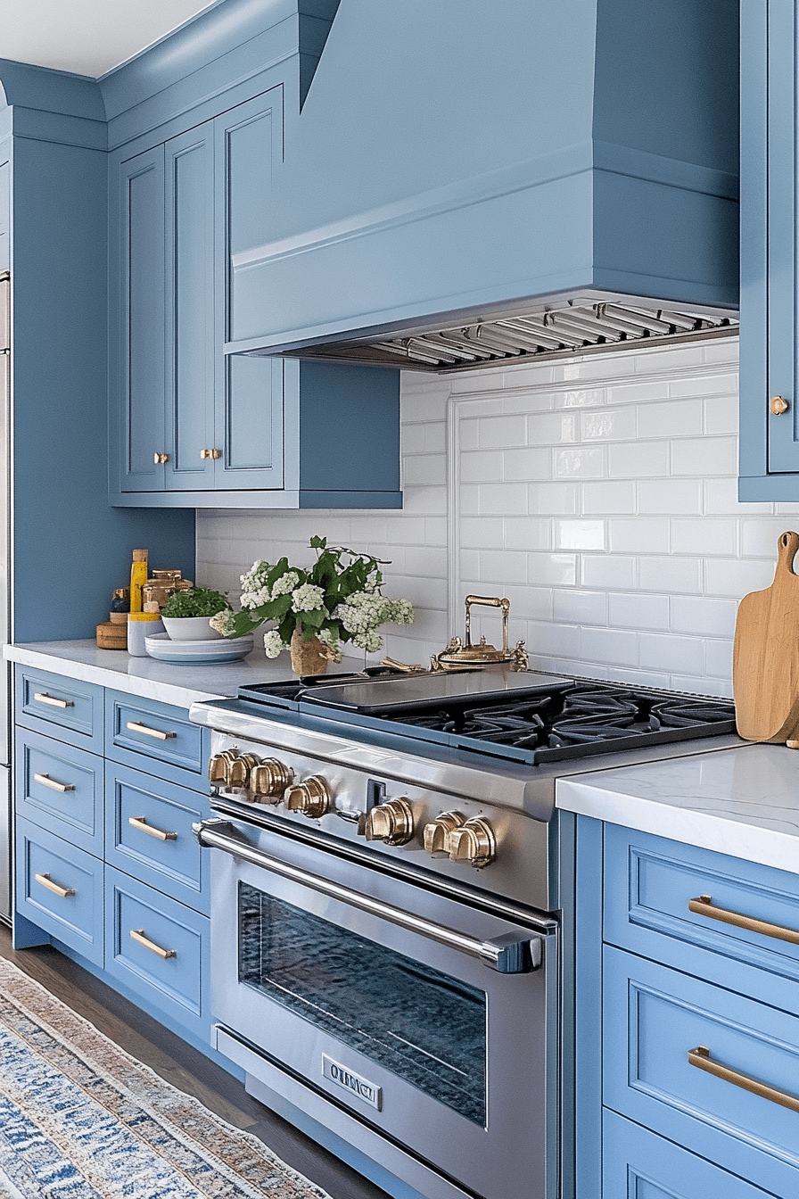 Light Blue Kitchen Cabinets