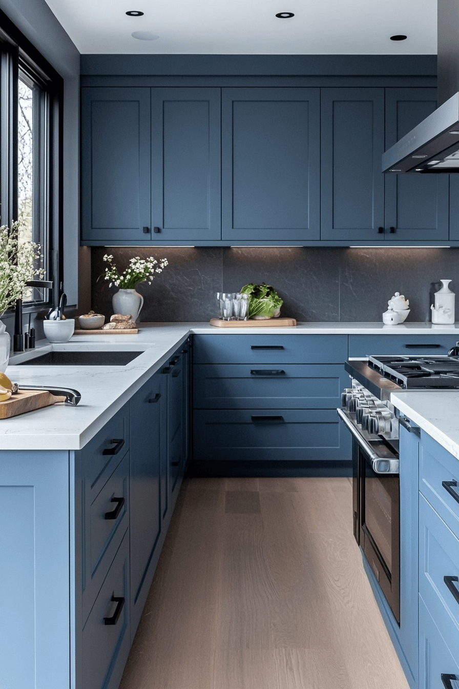 Light Blue Kitchen Cabinets