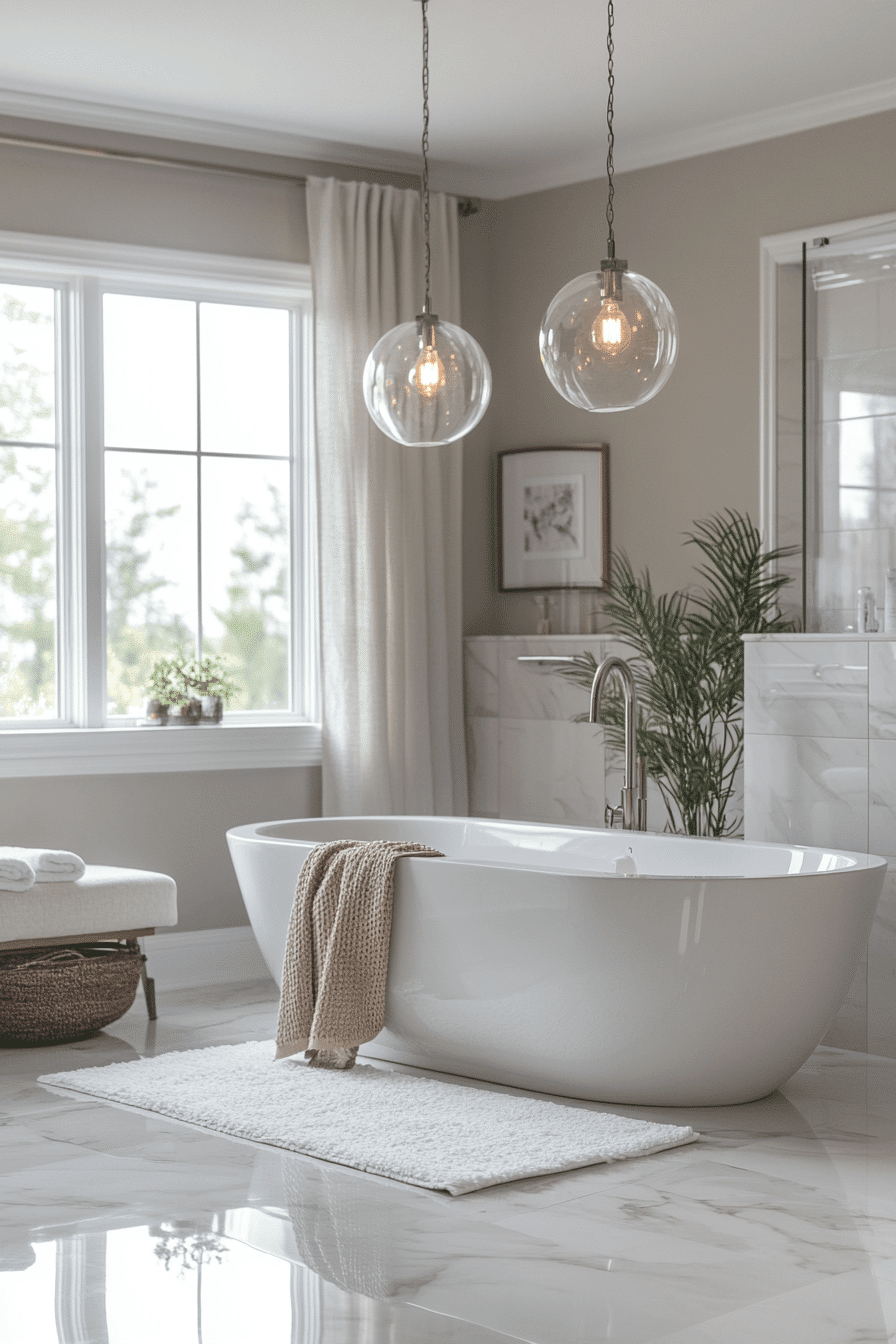 Minimal Spa Bath Style