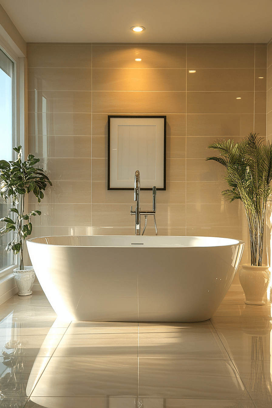 High Shine Tile Finish