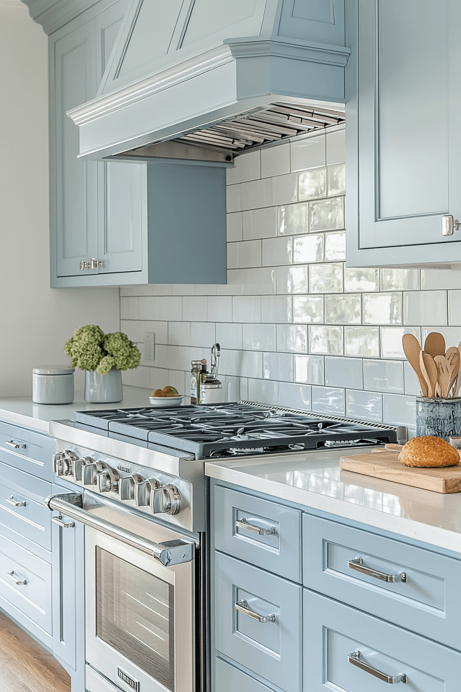 Light Blue Kitchen Cabinets