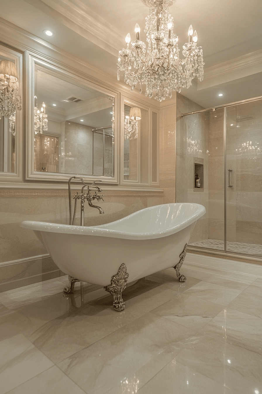 Crystal Spark Bath Design