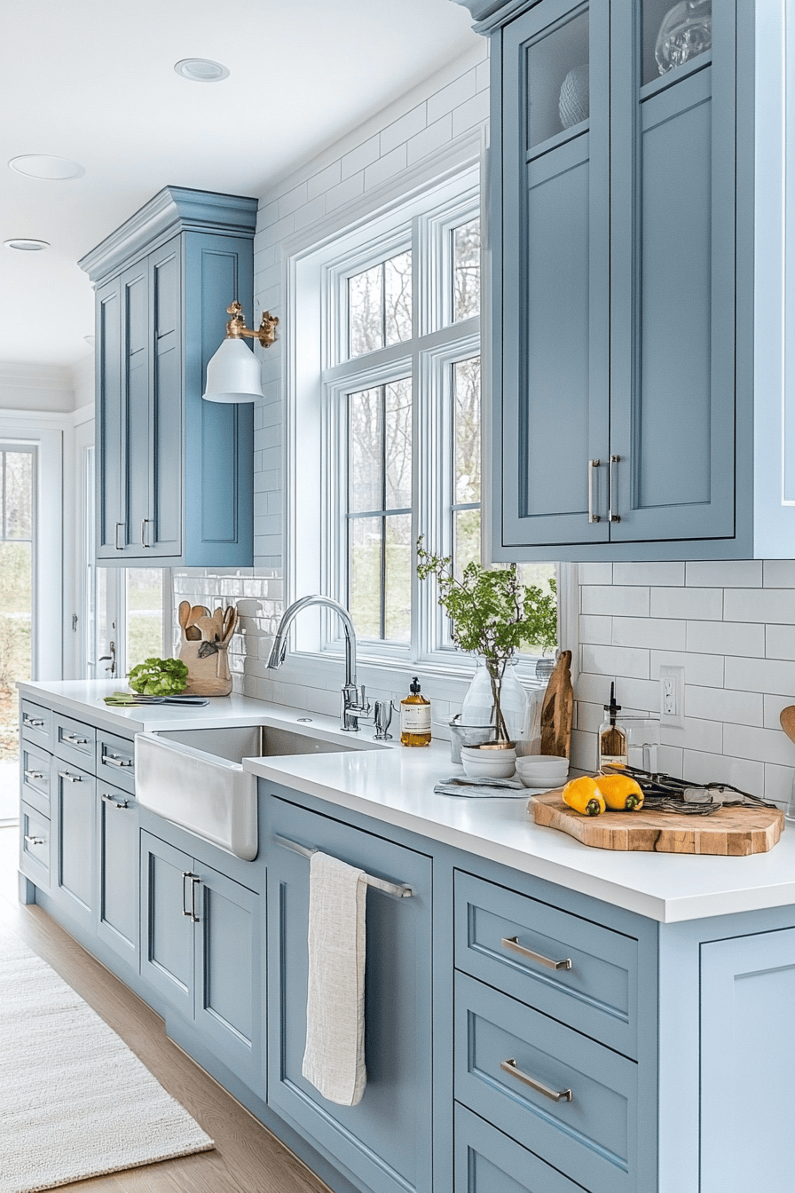 Light Blue Kitchen Cabinets