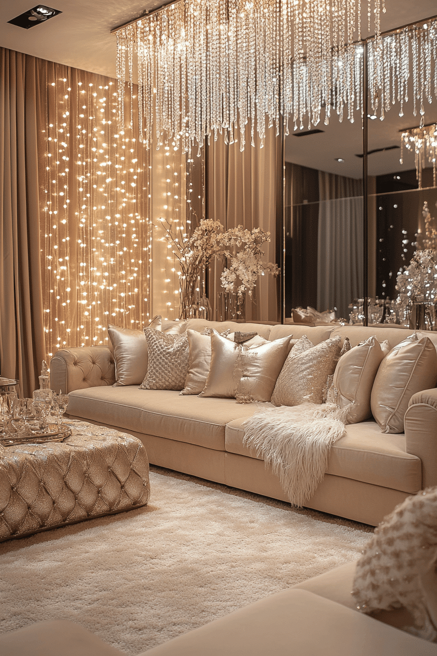 Mirror Glow Modern Glam