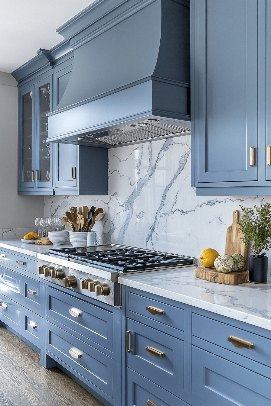 Light Blue Kitchen Cabinets