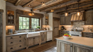 Grey Cabinets White Countertops
