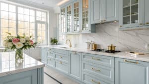 Light Blue Kitchen Cabinets