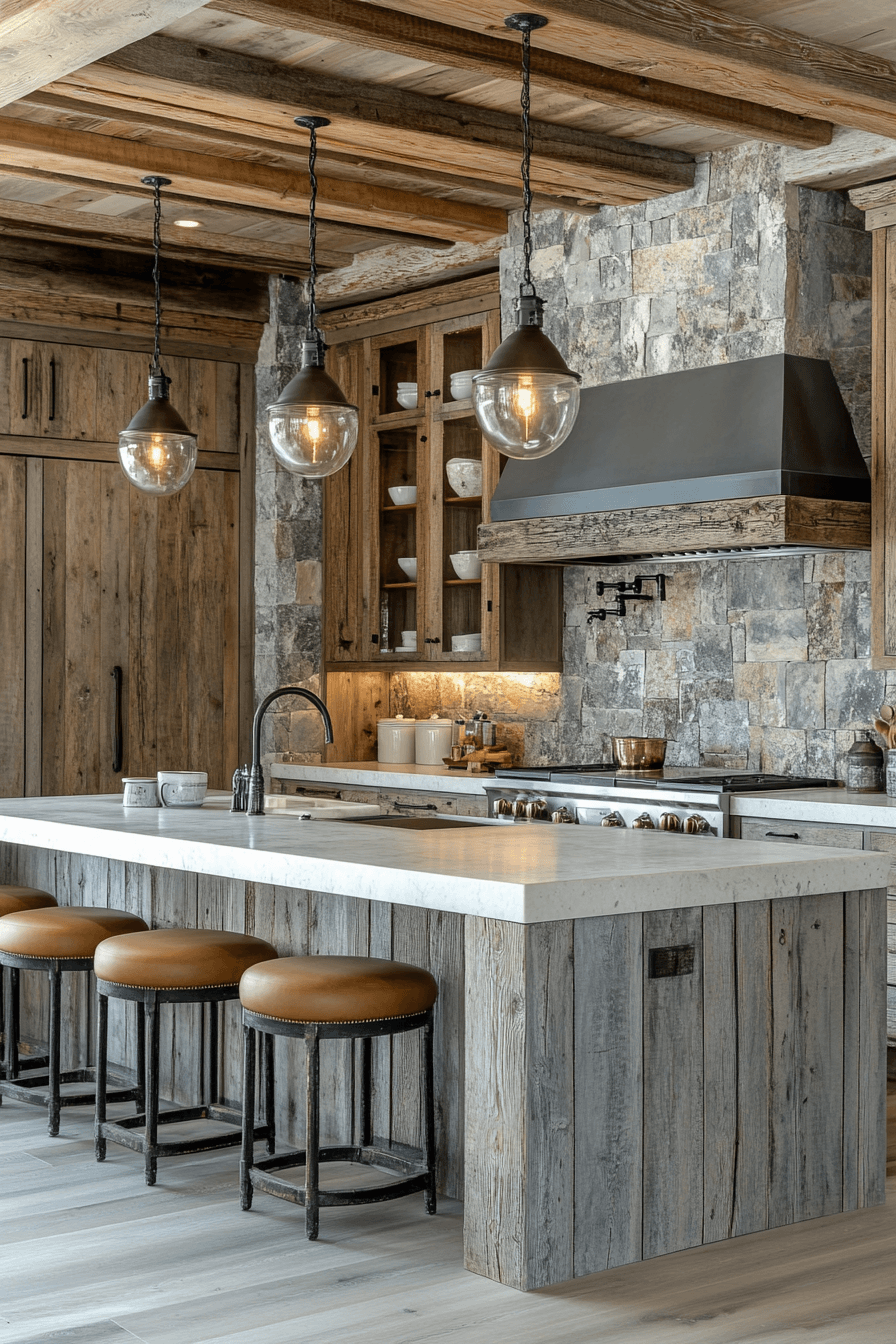 rustic farmhouse kitchen