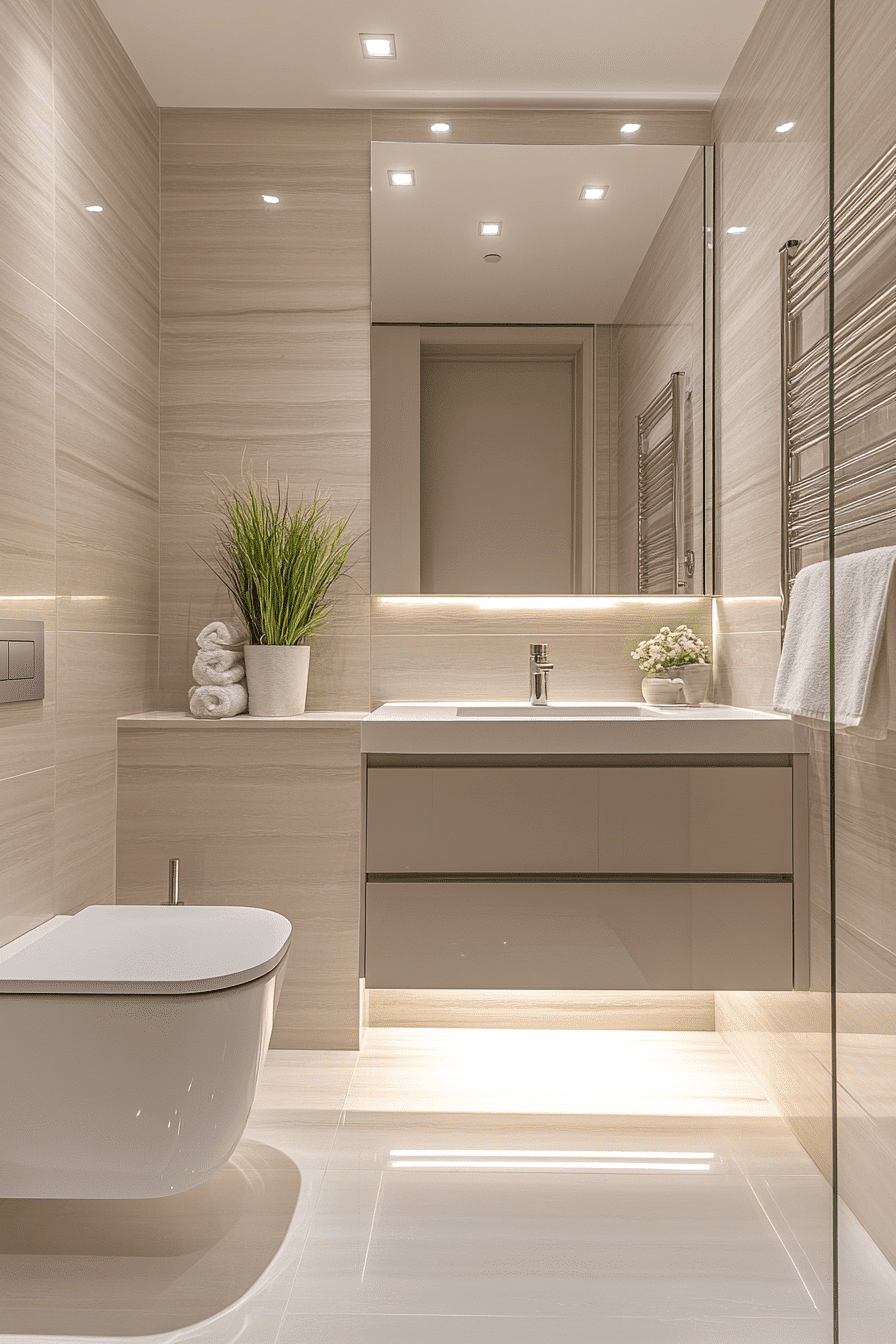 small bathroom interior