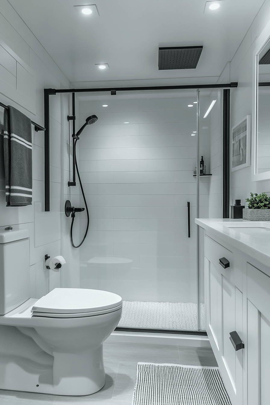 small bathroom interior