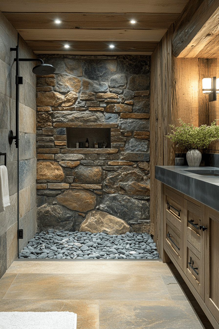 rustic bathroom designs