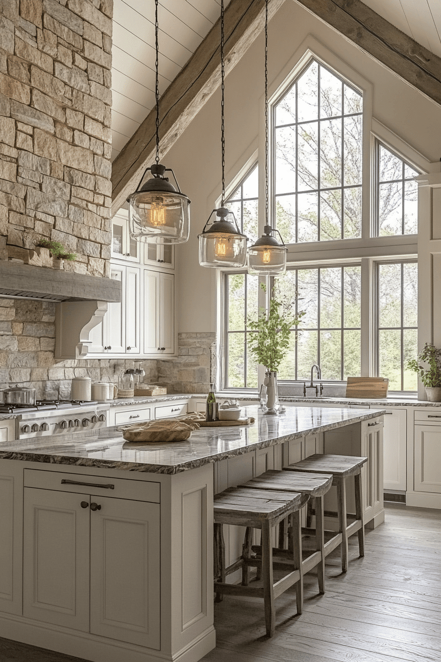 rustic farmhouse kitchen