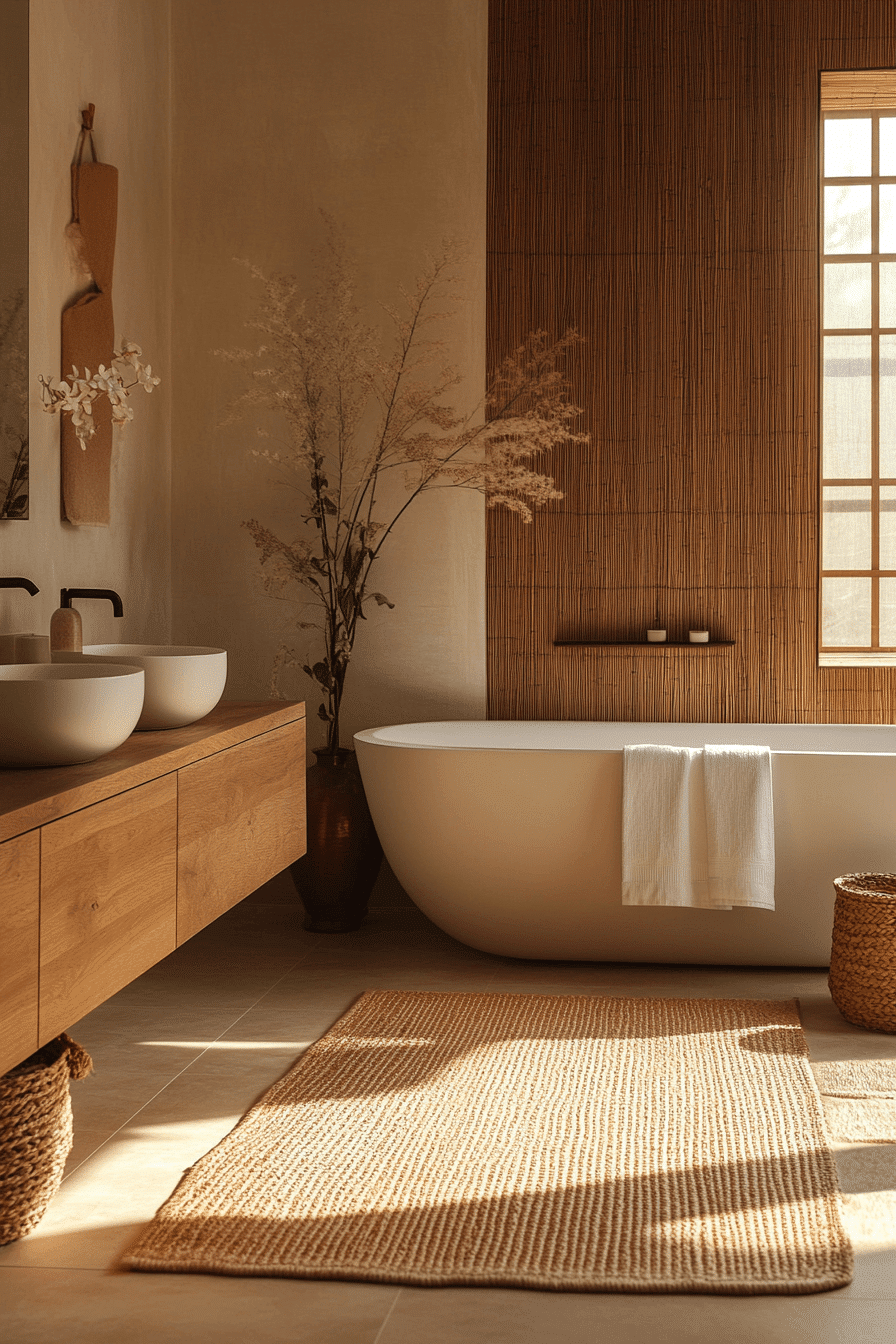 japandi bathroom design