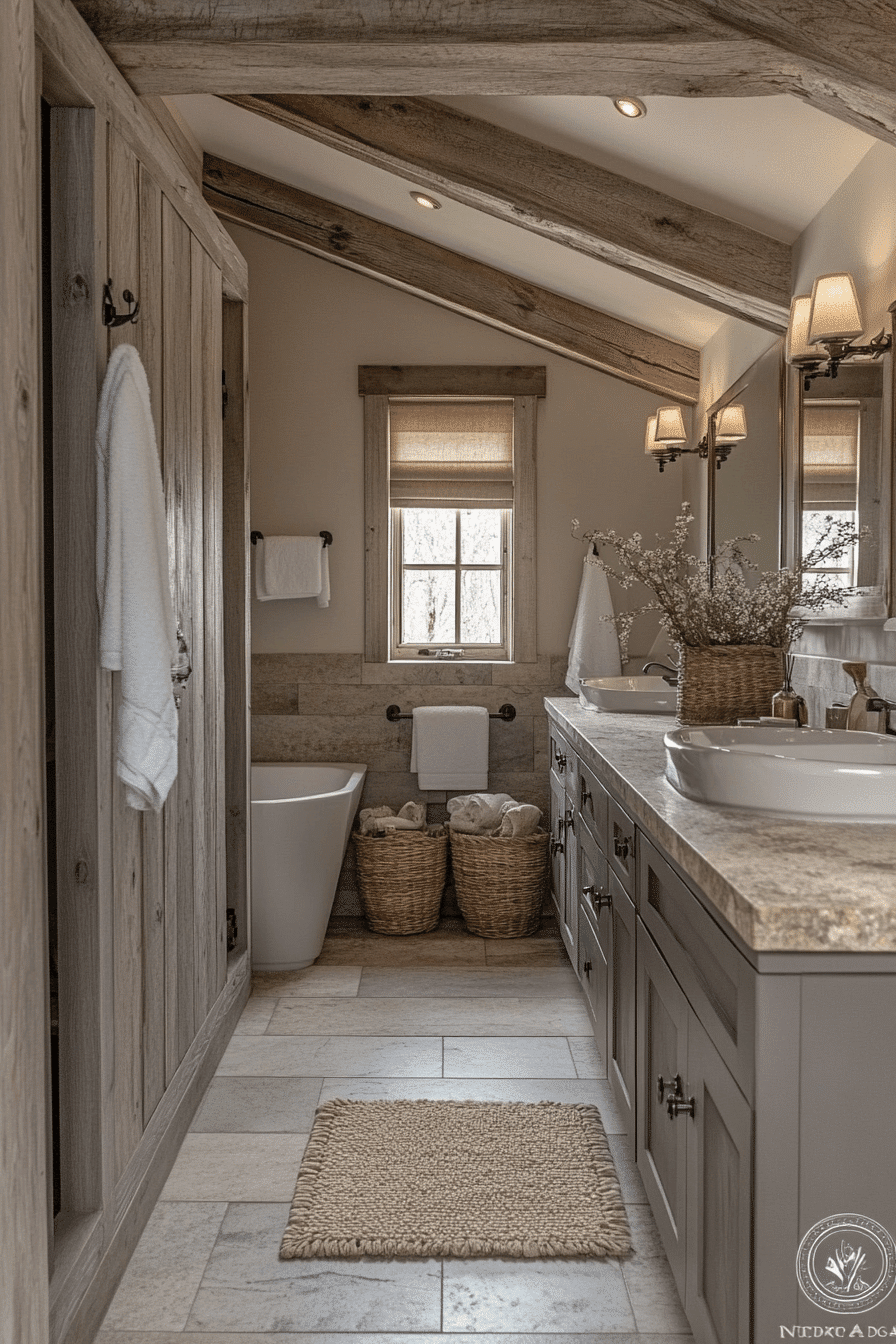 rustic bathroom designs