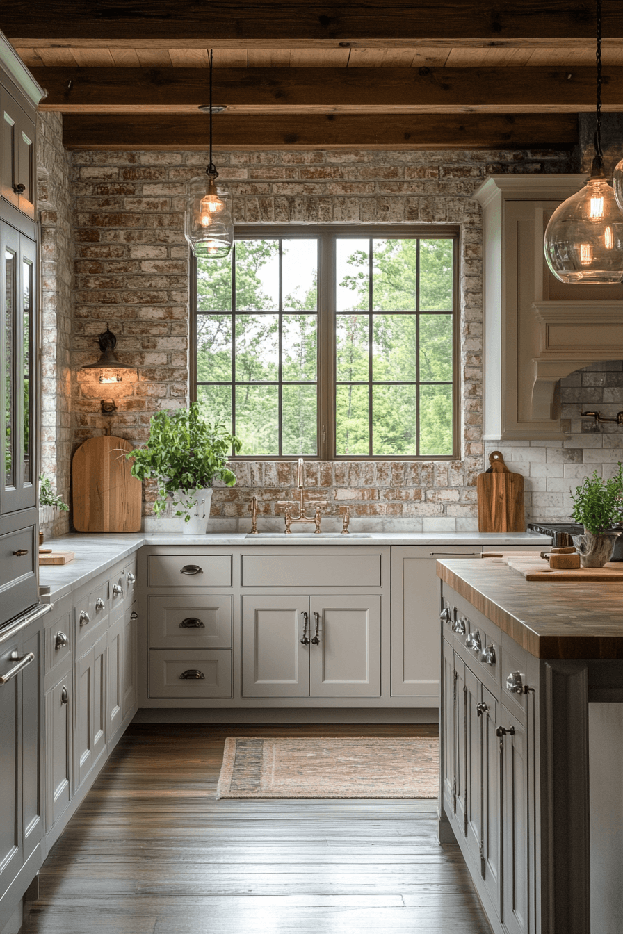 rustic farmhouse kitchen
