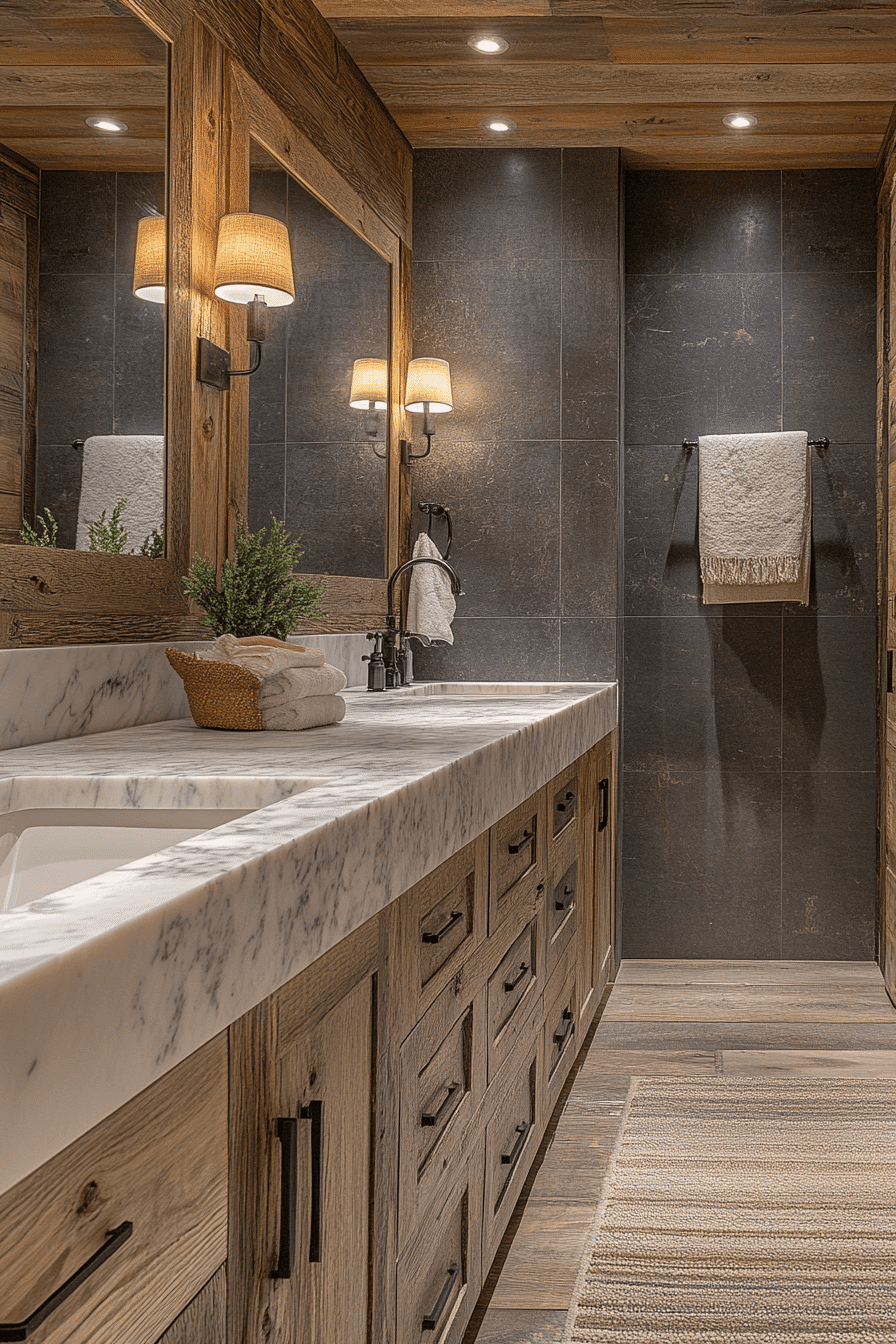 rustic bathroom designs