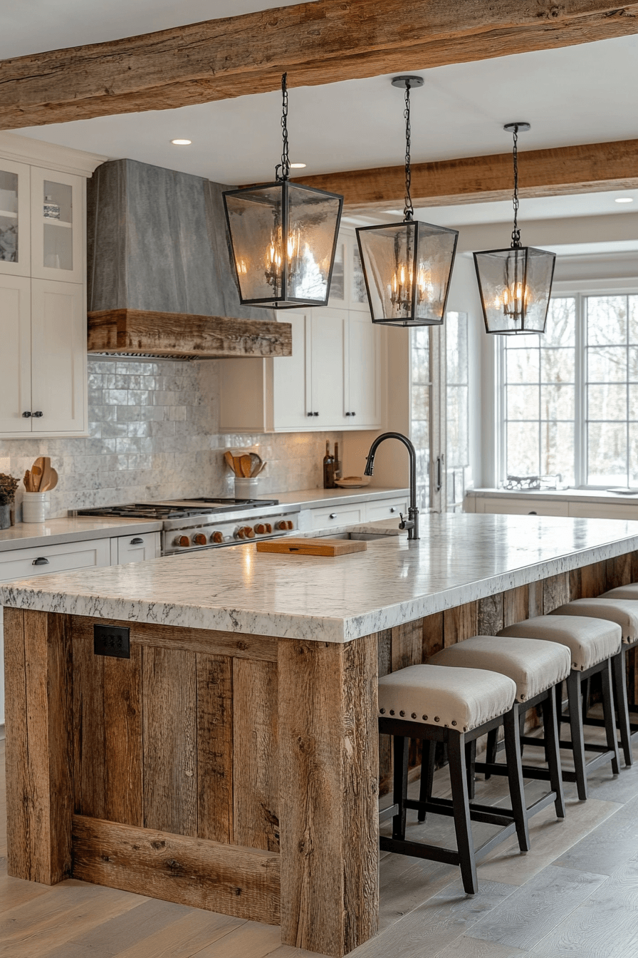 rustic farmhouse kitchen