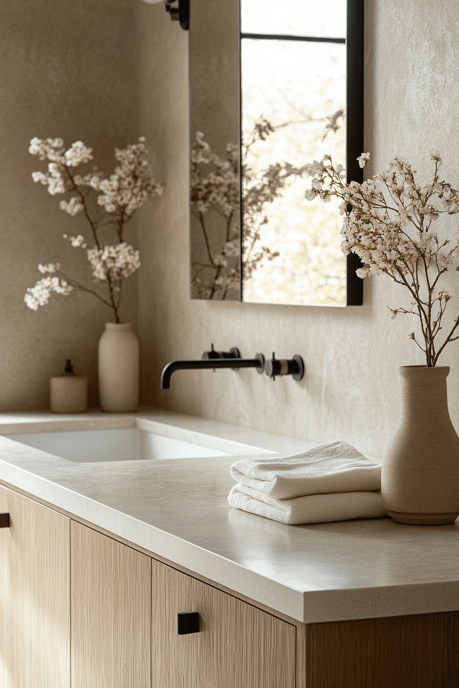 japandi bathroom design