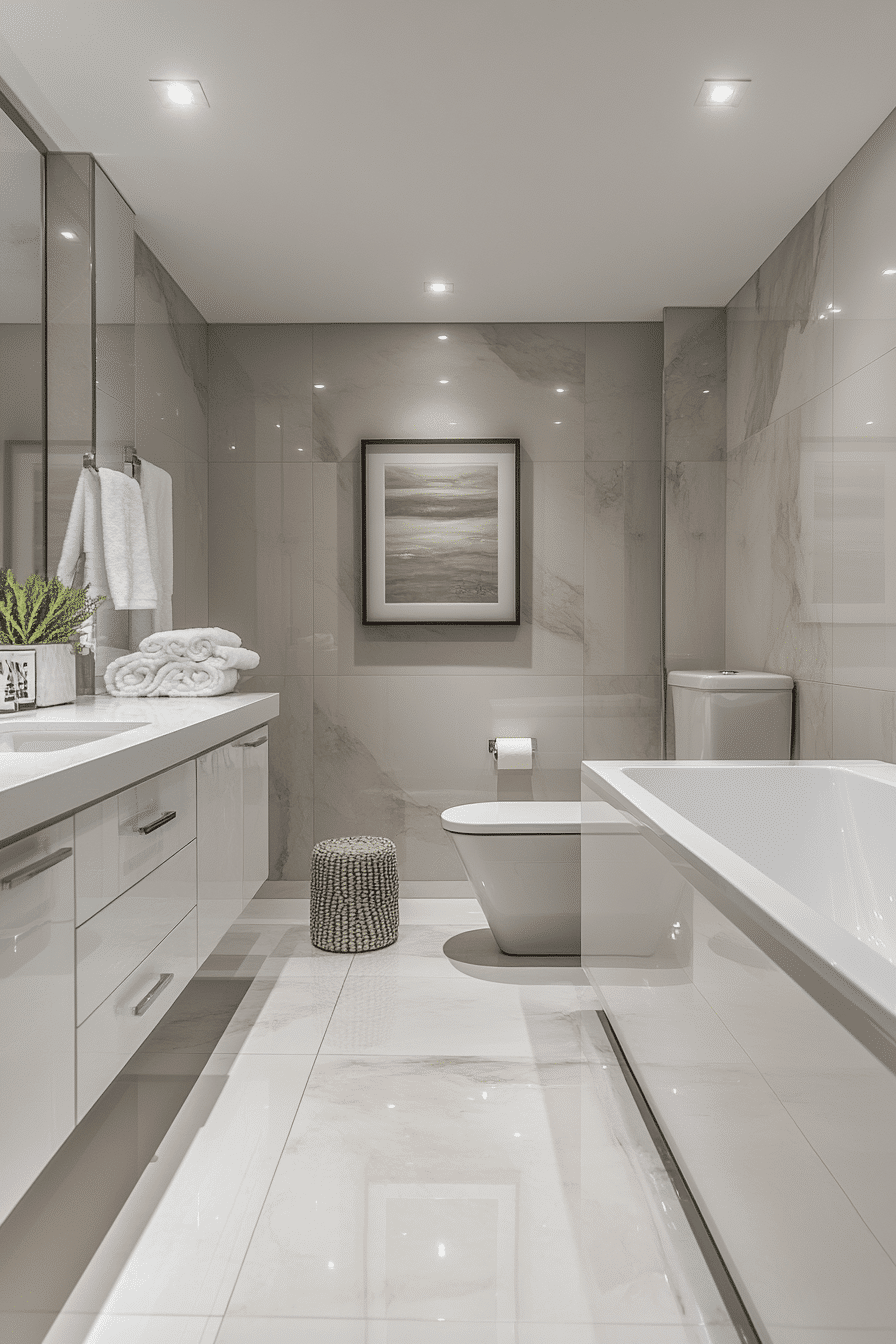 small bathroom interior