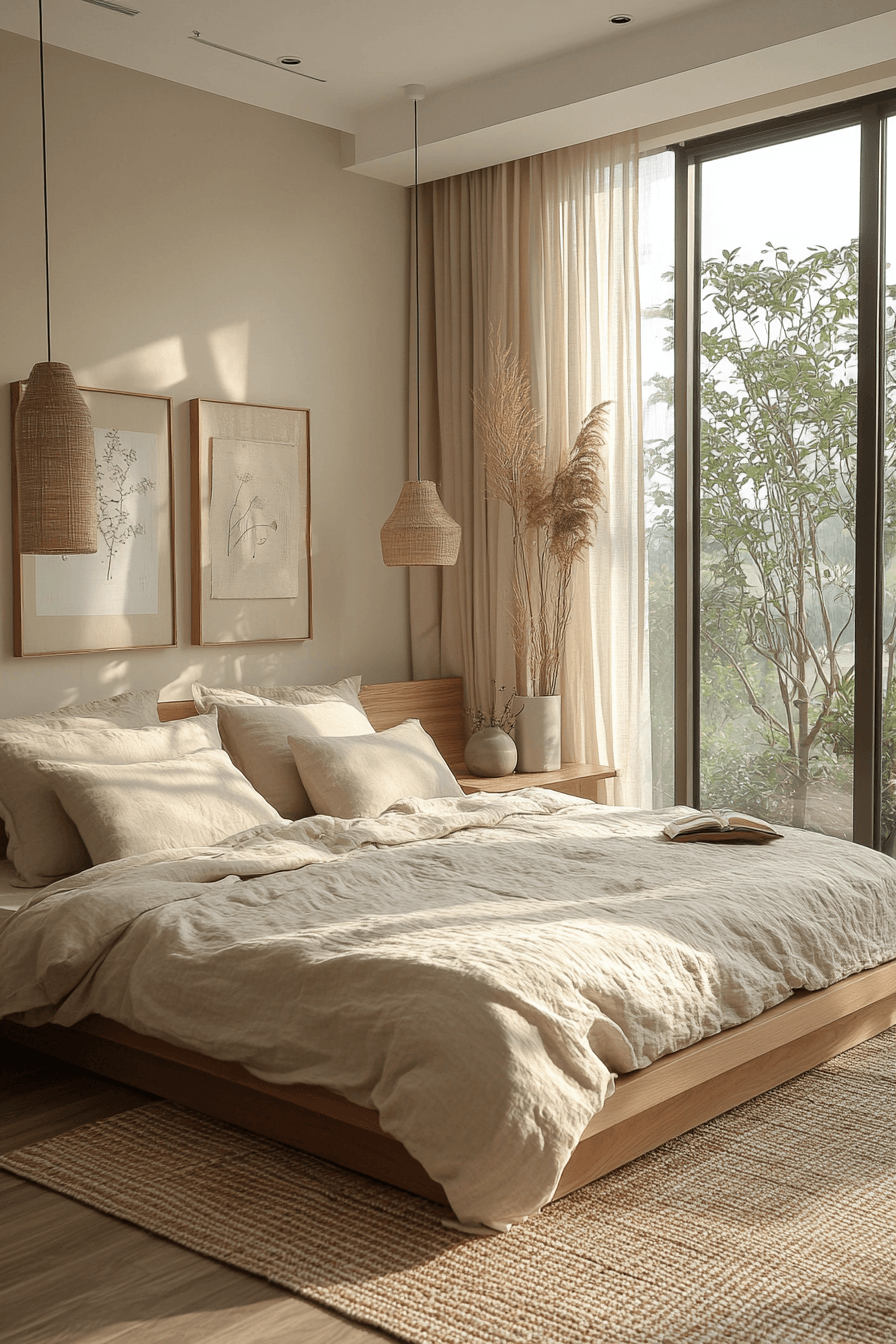 japandi bedroom design