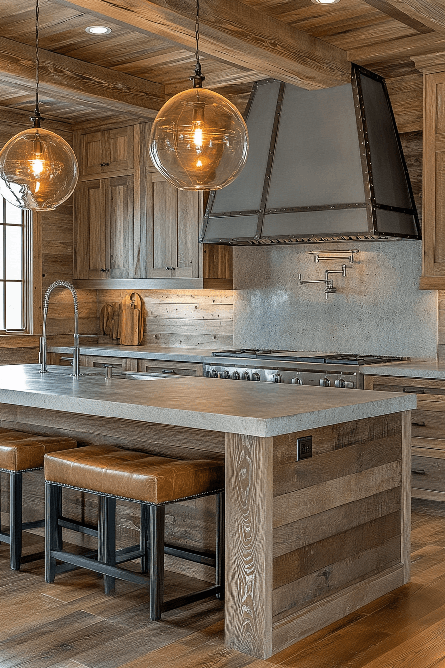 rustic farmhouse kitchen