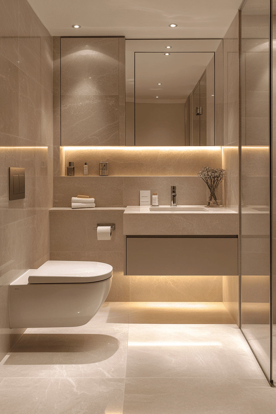 small bathroom interior