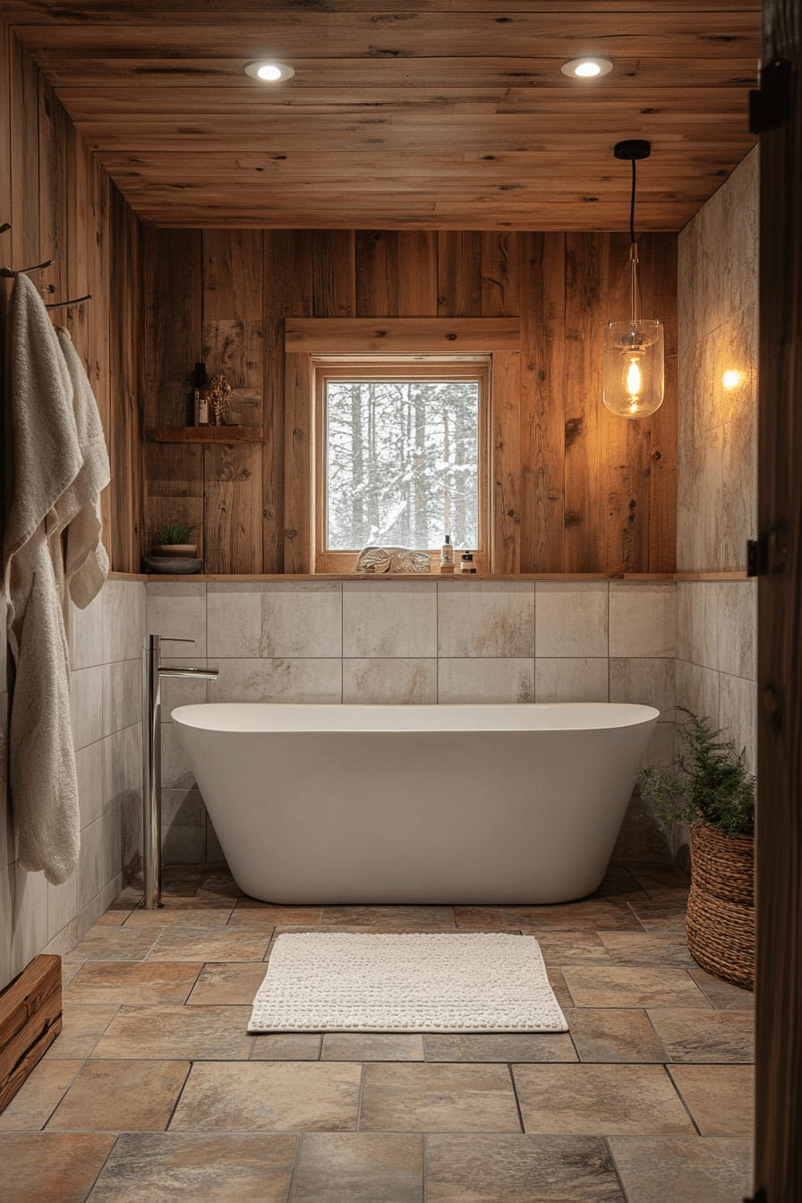 rustic bathroom designs