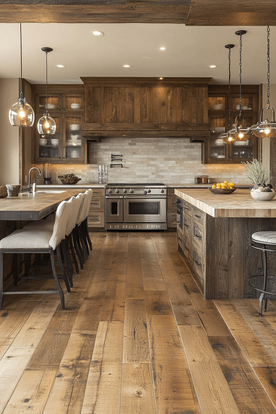 rustic farmhouse kitchen