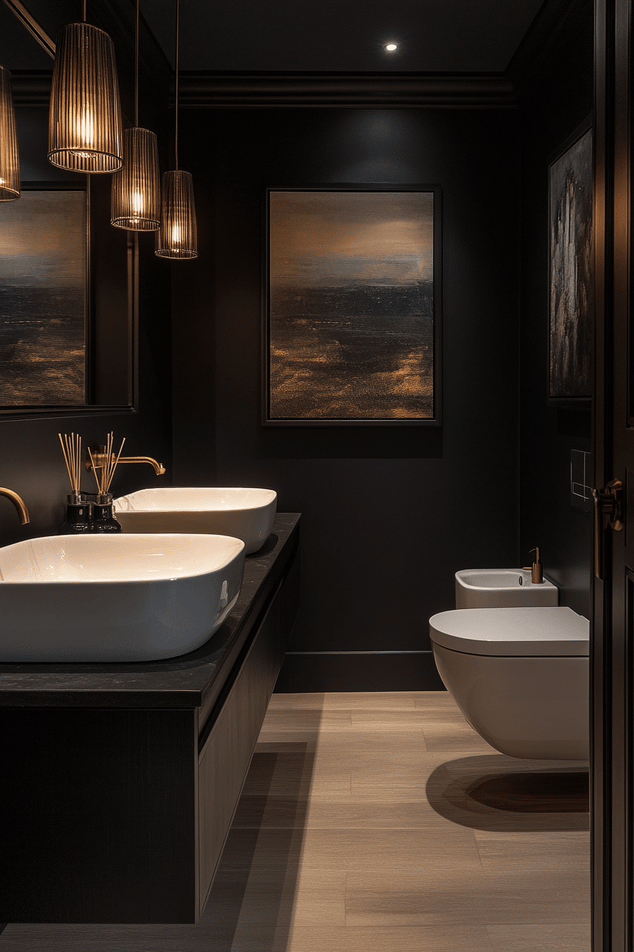 small bathroom interior