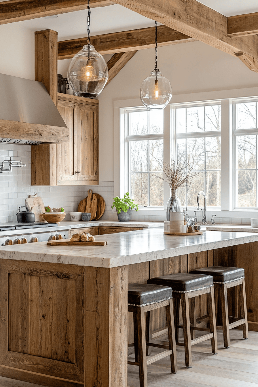 rustic farmhouse kitchen