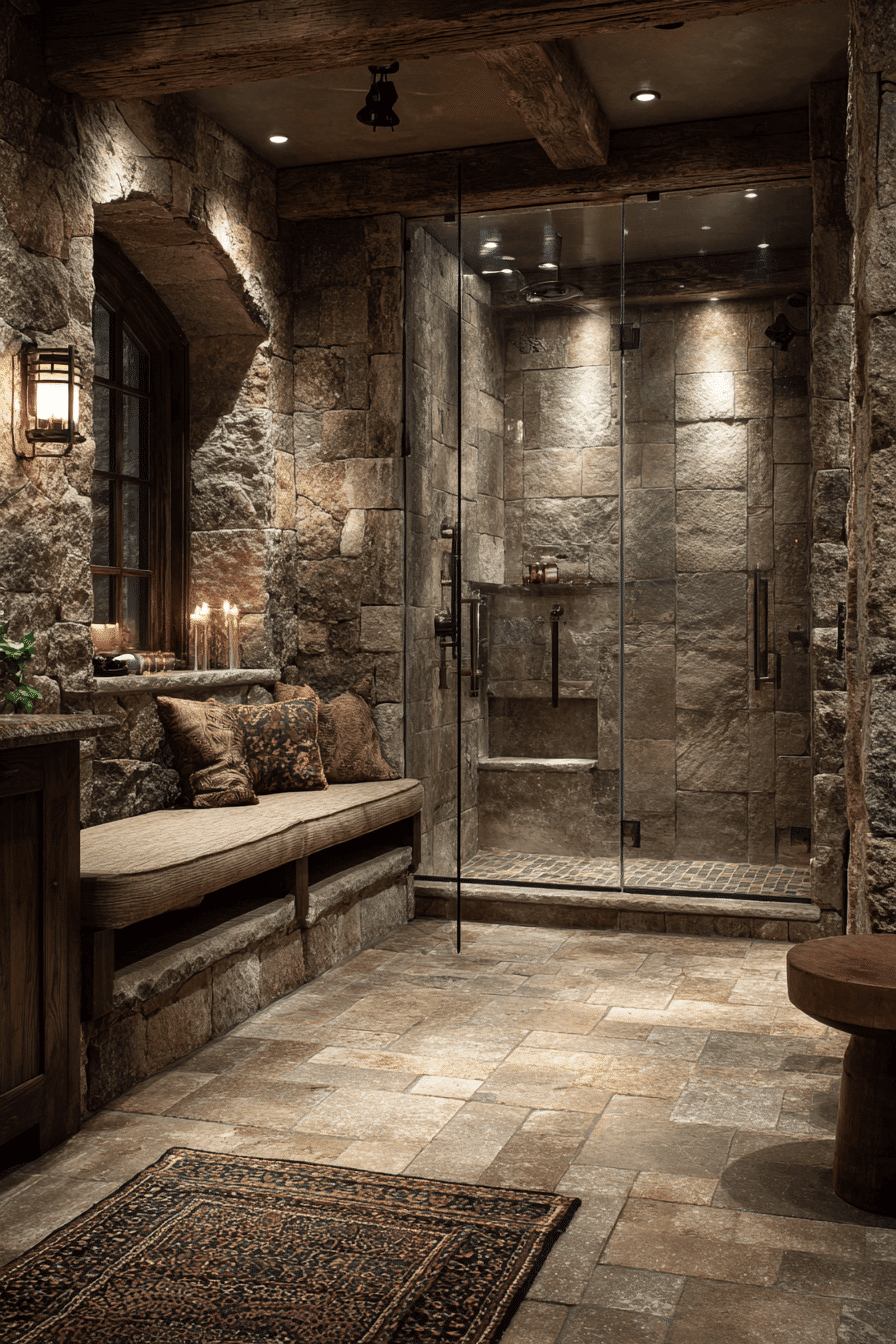 rustic bathroom designs