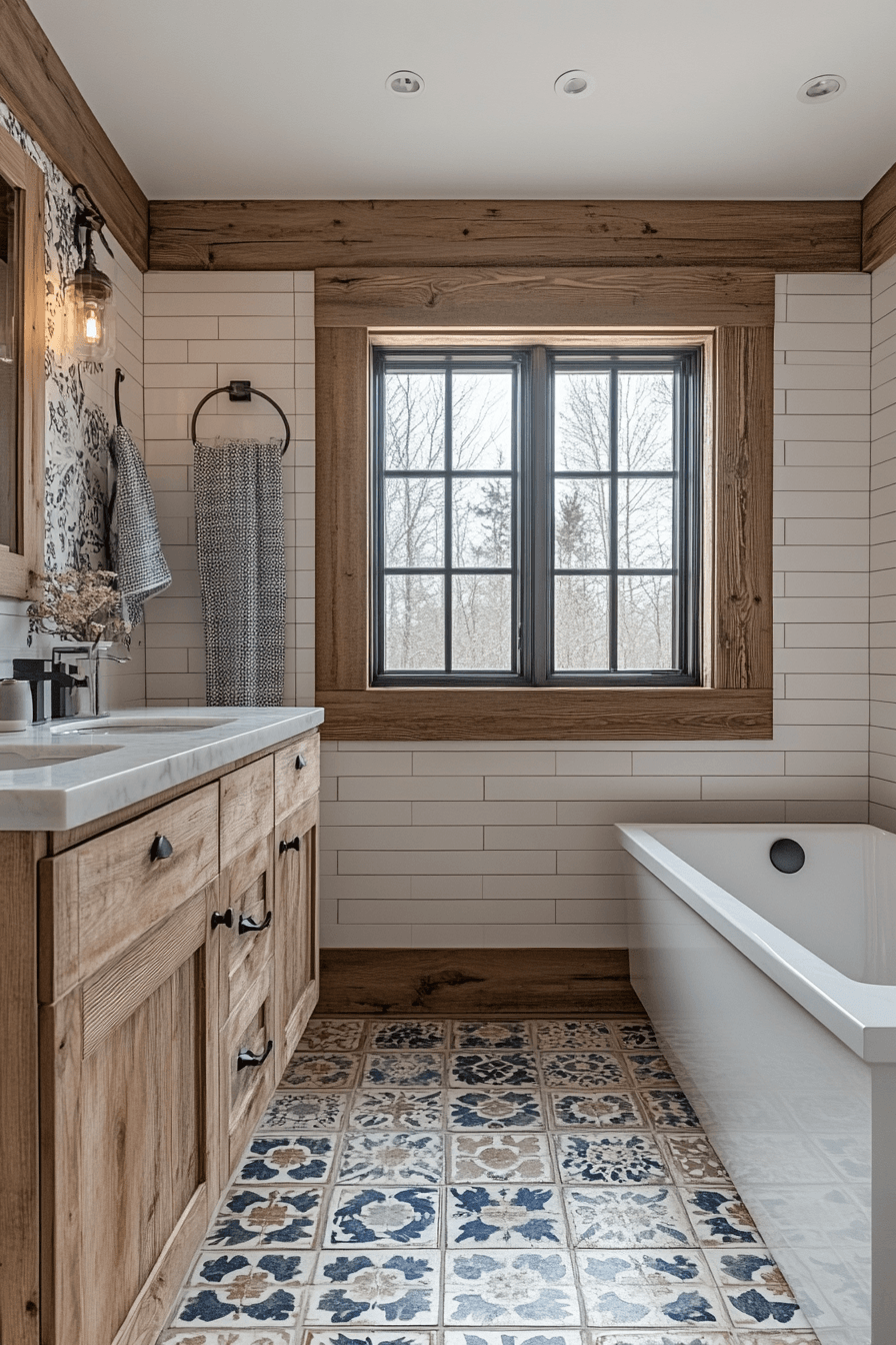 rustic bathroom designs