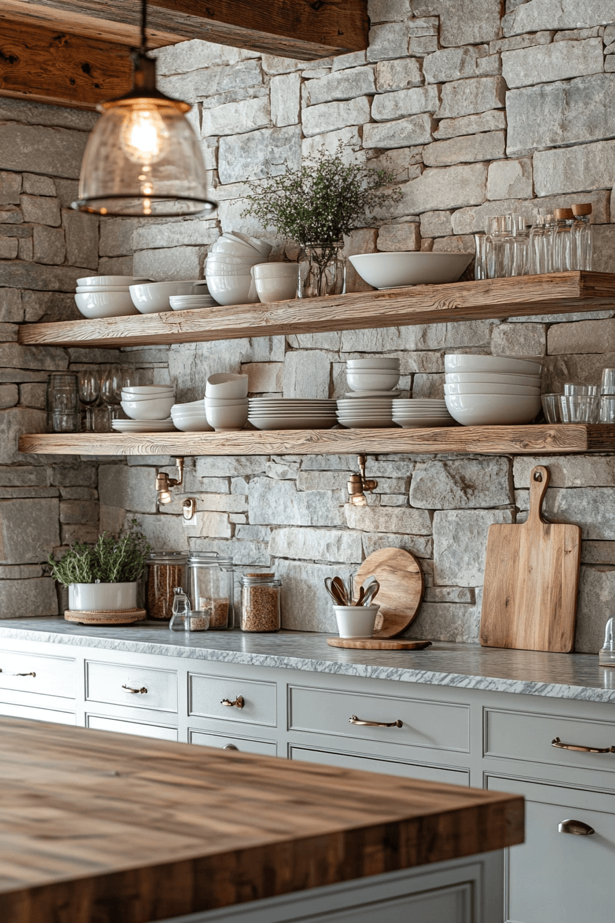rustic farmhouse kitchen