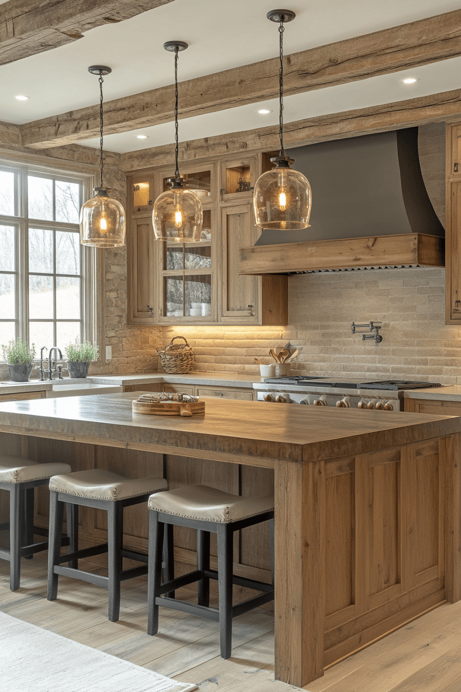 rustic farmhouse kitchen